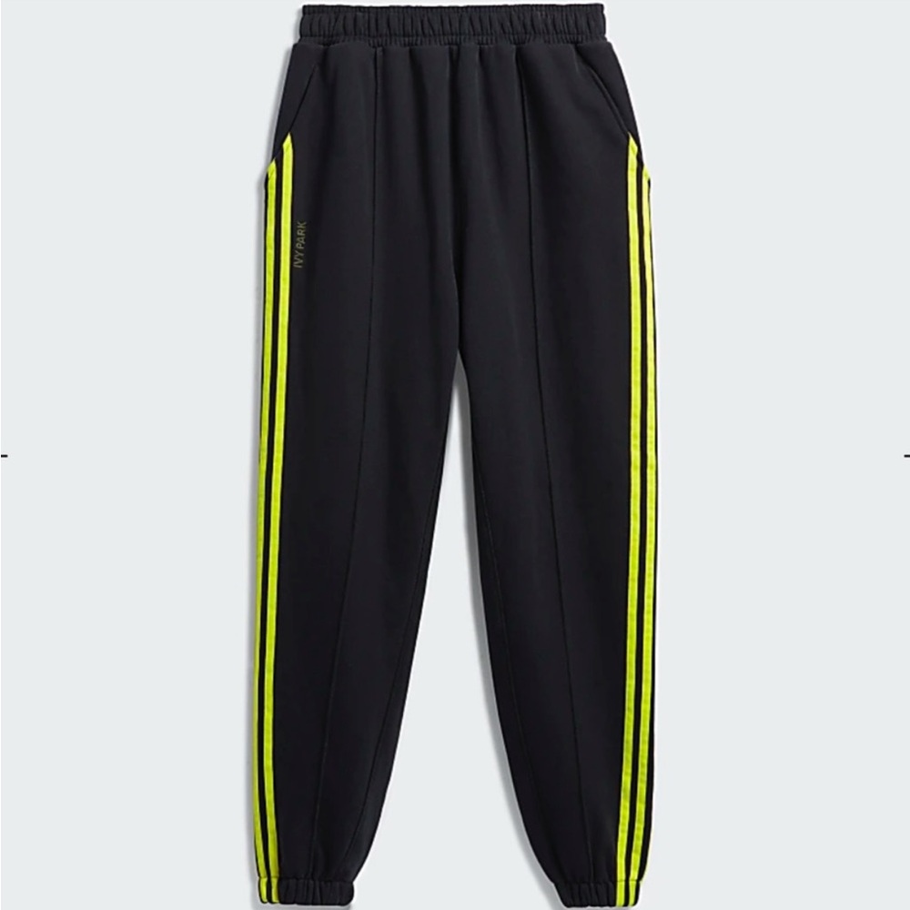 Ivy Park x Adidas Black & Neon Joggers